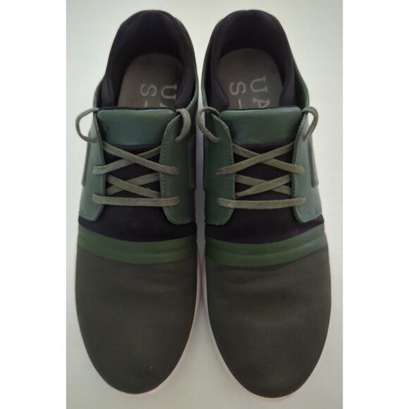 Under Armour Green Black Orange Runaway Low Sneakers 1297596-789] Men's Size 11 - Picture 2 of 7